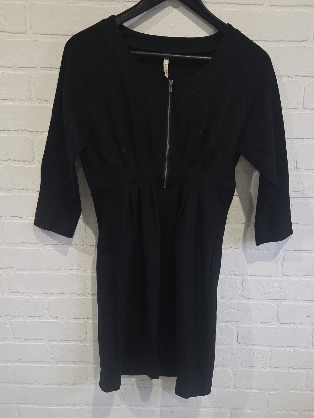 Part-Two  Zip-Front Long Sleeve Dress